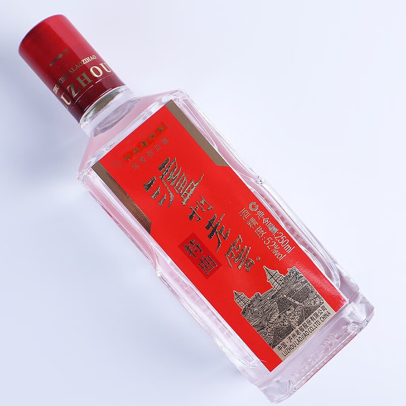 泸州老窖 52度泸州老窖特曲10代250ml*1瓶浓香型白酒高清大图