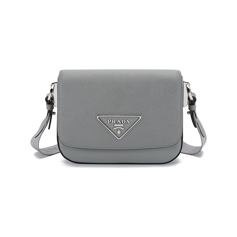 prada普拉达女士identity系列皮革单肩斜挎包1bd2492erx