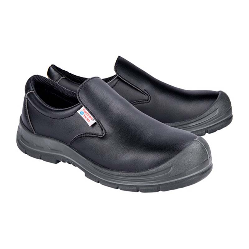 劳保鞋 Funtownshoes6211厨师鞋防砸防水防静电 黑色 40码高清大图