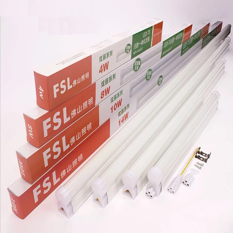 佛山照明(FSL) T5 LED灯管一体化灯 T5荧光灯管带支架0.9米21W 单根价