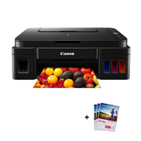 佳能(Canon)G2810彩色喷墨墨仓式连供照片相片打印机家用办公A4试卷文档一体机 替代G2800 3810 套餐一