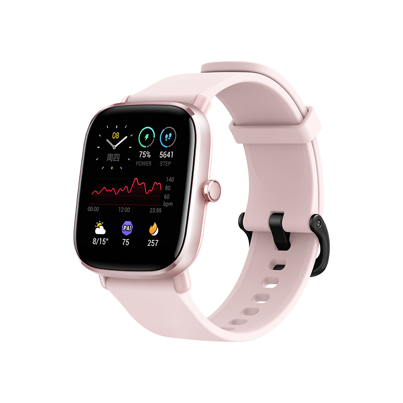 Amazfit GTS 2 mini 蔷薇粉 华米智能手表 运动健康 血氧监测 50米防水 支持NFC