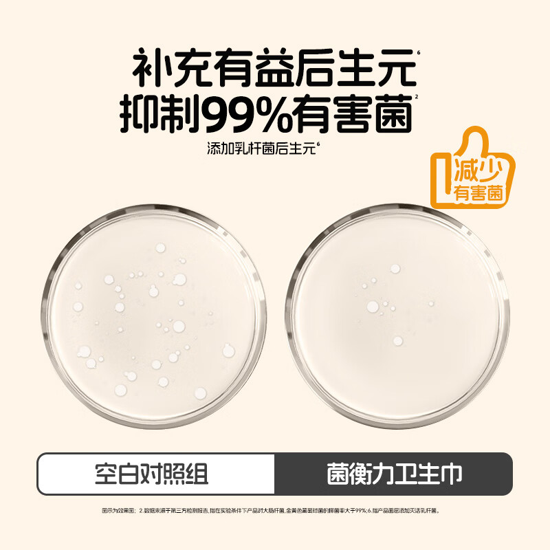 她研社 医护级卫生巾菌衡力 日用夜用290mm*5片高清大图