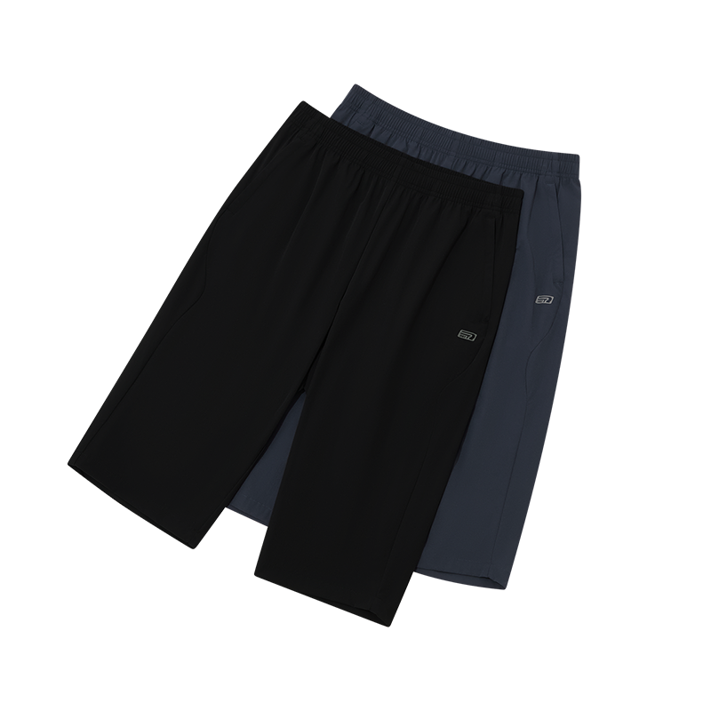 361°七分裤男新款宽松透气运动短裤健身休闲裤速干跑步短裤男652524704V高清大图