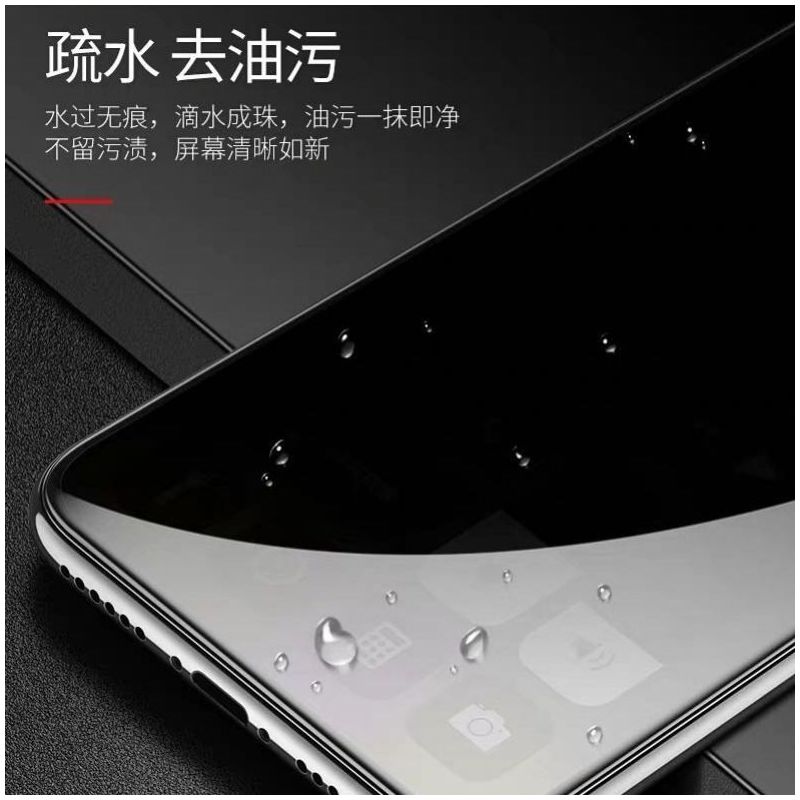 苹果x钢化膜xsmax手机8plus防窥膜xr全屏11pro水凝膜iphone7p/6se