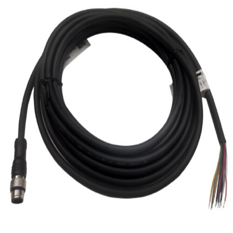 华睿科技 3000P电源线+网线 CABIO-M12A12-XXRJP-10 IO电源线-黑色-10M 不涉及维保