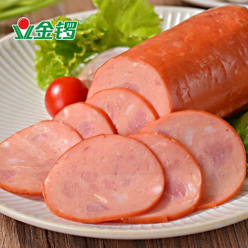 金锣 巴黎美味熏烤火腿 360g*3只装 香肠零食野餐小吃 开袋即食