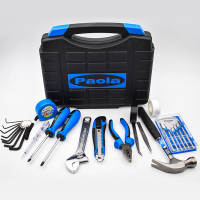[苏宁自营]保拉(Paola)工具 26件套家用工具箱组套五金维修手动综合礼品盒套装 8001