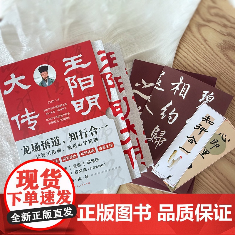 王阳明大传全3册 知心合一 读懂王阳明领悟心学精髓 心学中国古代哲学史儒学人生中国哲学修身处世传习录人物传记书籍高清大图