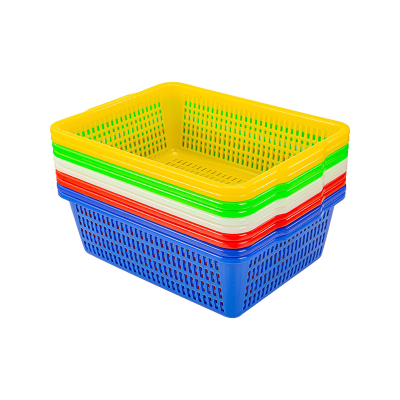 优橙 塑料厨房洗菜篮加厚果蔬蔬菜筐沥水篮大号收纳筐60菜筐