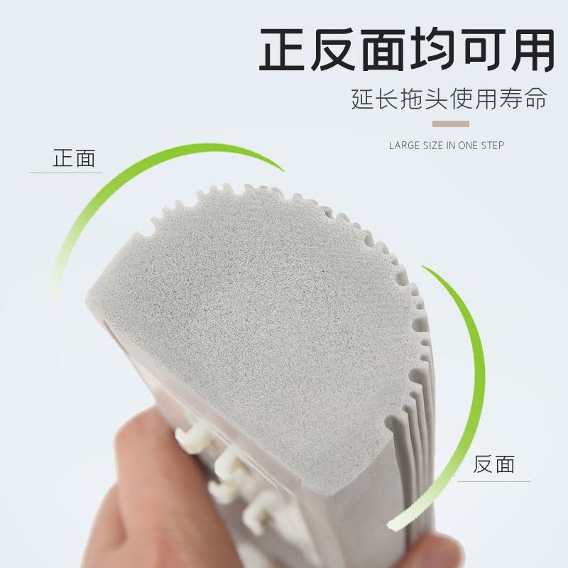 海绵拖把家用免手洗懒人吸水干湿两用一拖胶棉头大号对折式净图片