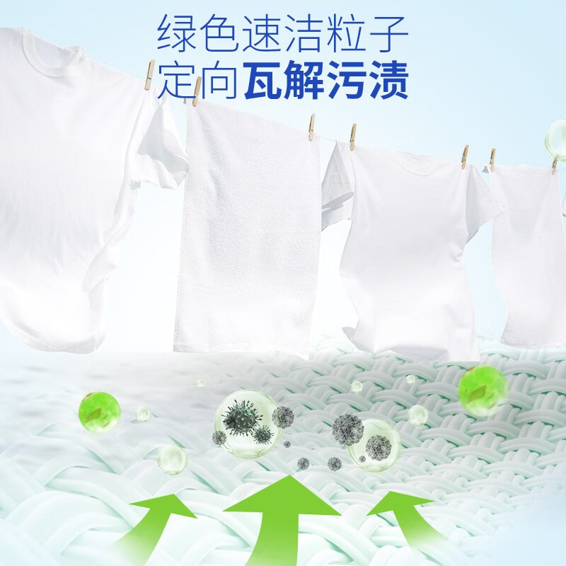 好爸爸Kispa亲肤洗衣粉大袋4.4斤家庭装肥皂粉除菌除螨除味高清大图