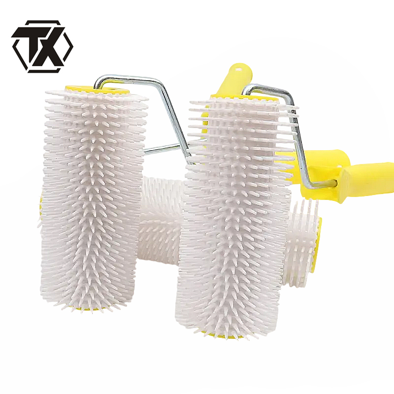 铁迅自流平消泡滚筒刷6寸 把高清大图