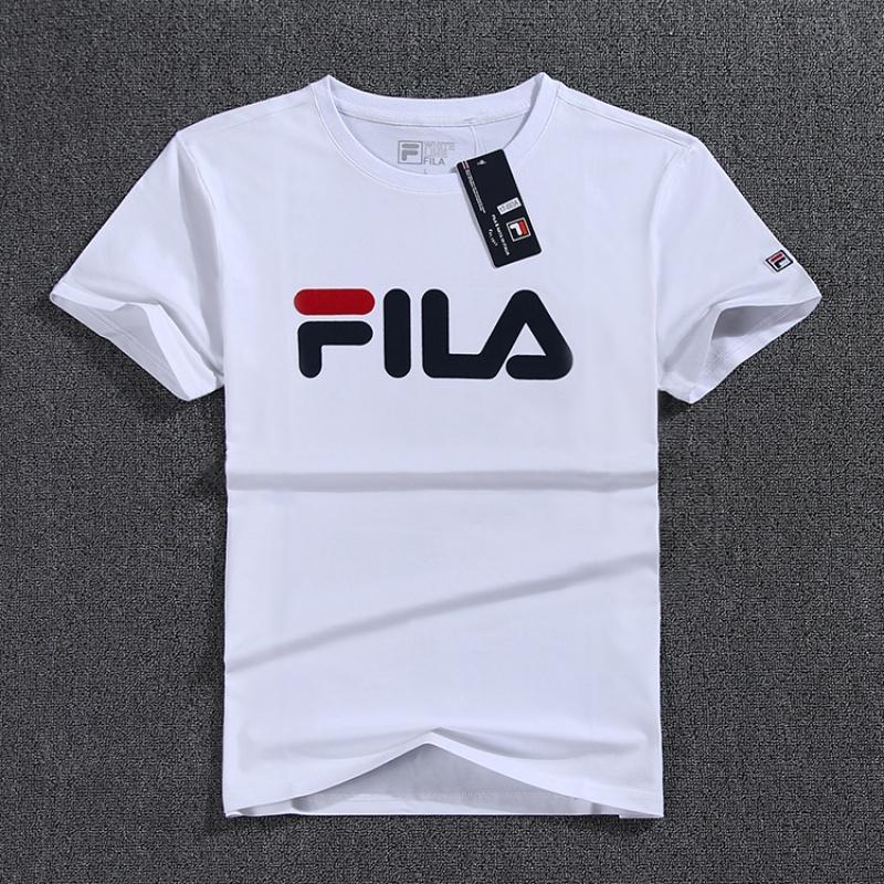 同款斐乐圆领短袖t恤丝柔棉情侣运动休闲修身上衣【价格 图片 品牌