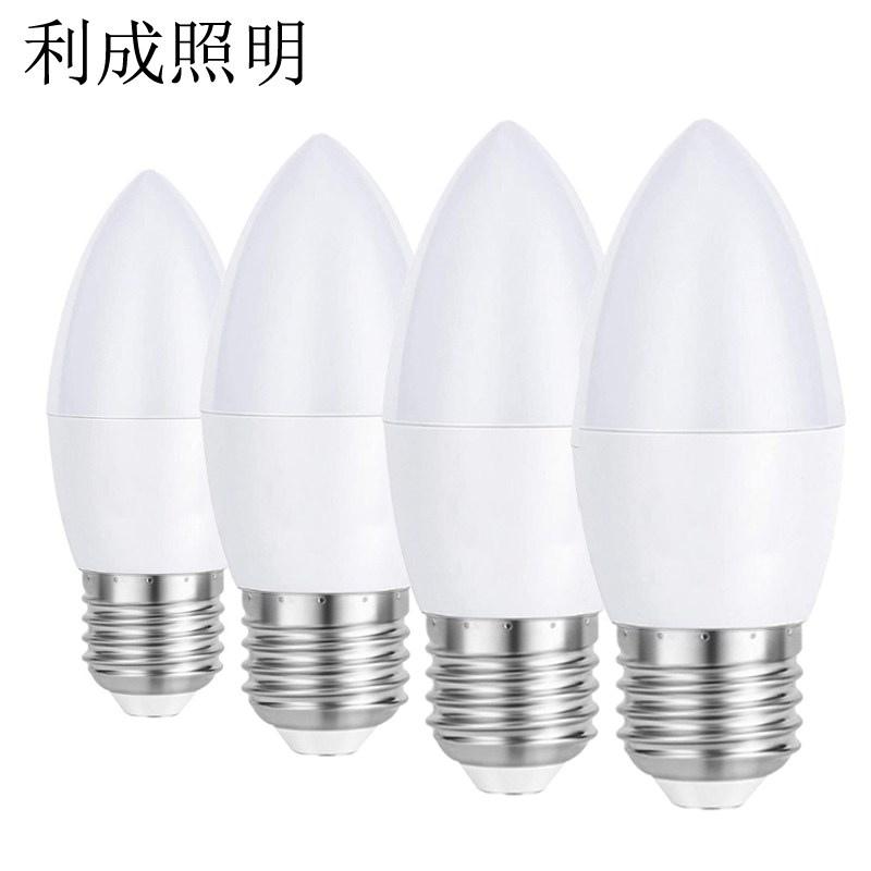 利成照明 LED灯泡尖泡 LC-C37-E27-3高清大图