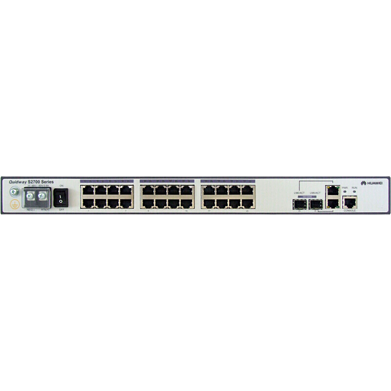 华为(HUAWEI) S2700-26TP-EI-DC 可网管二层24口百兆直流接入交换机