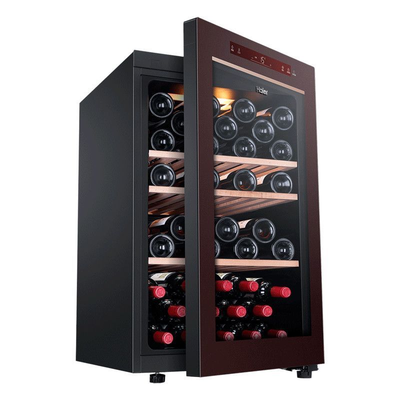 海尔(haier)jc-118a(bd) 恒温红酒柜 立式冷藏保鲜 冷藏保鲜展示柜