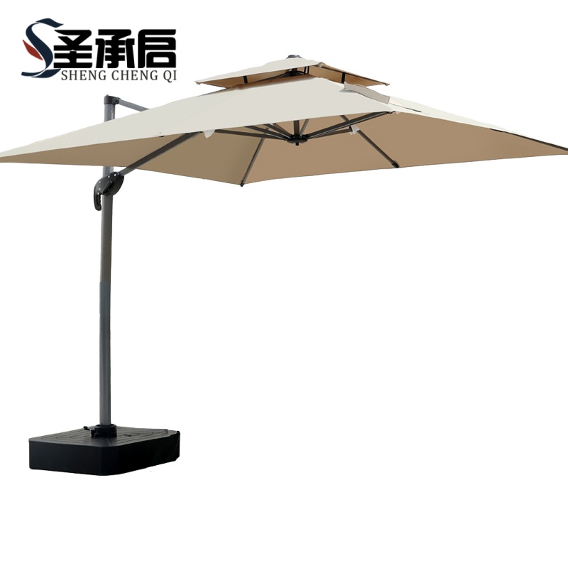 圣承启 户外遮阳伞 3*3m 把高清大图