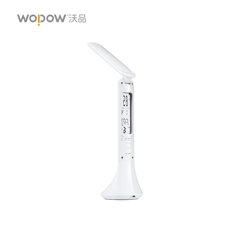 沃品(WOPOW) 台灯LED万年历小台灯TD05 白色 AC高清大图