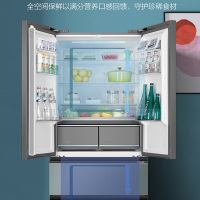 海尔(Haier)超薄零嵌502升多门冰箱 零距离嵌入 全空间保鲜 EPP全空间杀菌BCD-502WGHFD14CBU1