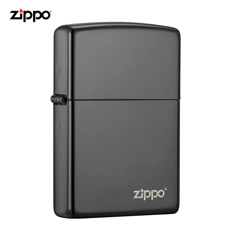 美国ZIPPO打火机芝宝黑冰镜面美国原装点烟器防风火机芝宝商务经典150ZL