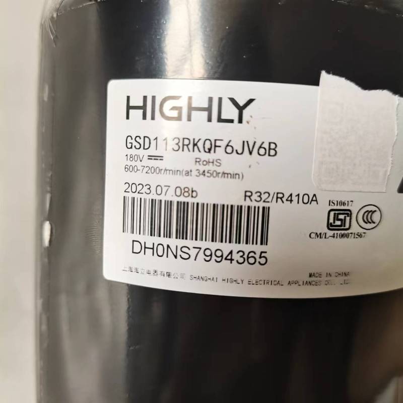 帮客材配 全新原件 P0970120839 52YN1NW 压缩机 GSD113RKQF6JV6B 收前务必验货