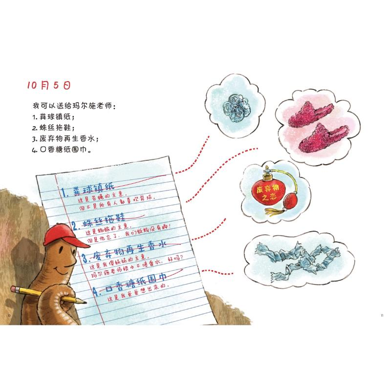 [M]蚯蚓的日记 1-9787571425425高清大图