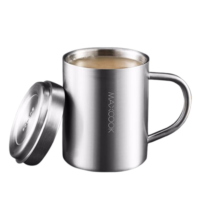 MAXCOOK马克杯8.5cm不锈钢双层MCB650