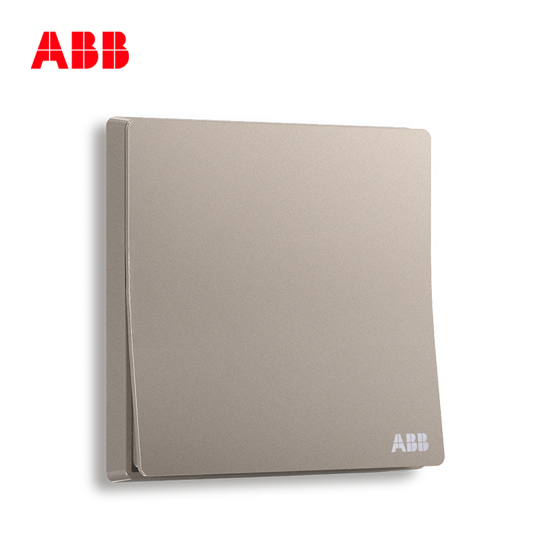 ABB开关插座轩致朝霞金 一位一开中间中途三控多控开关AF119-PG