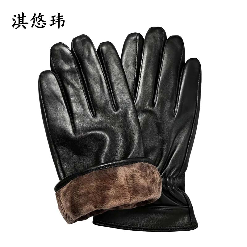淇悠玮 整皮防寒皮手套 男款 双高清大图