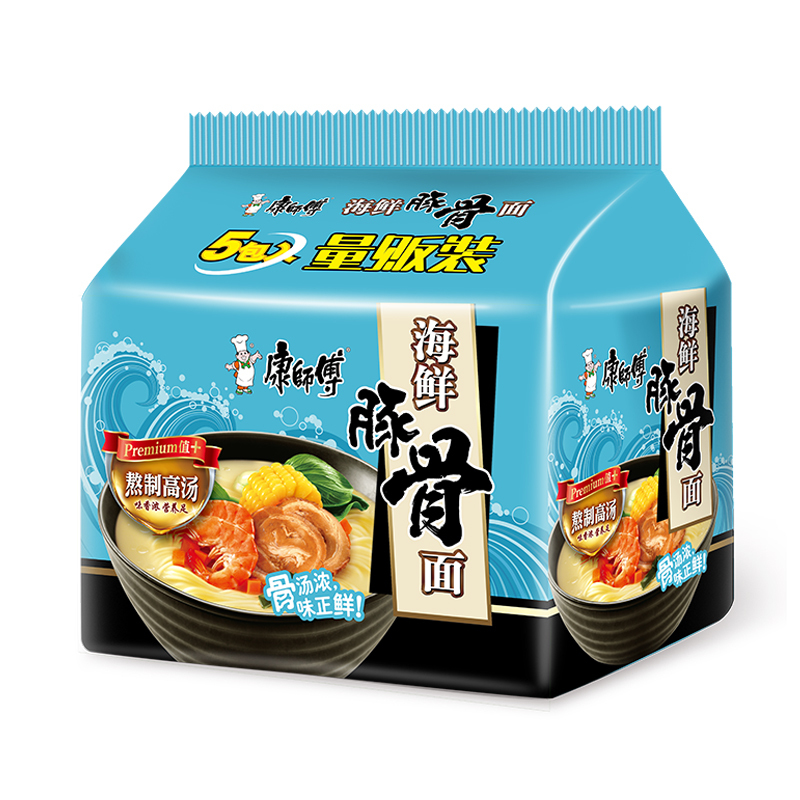 SNWQ康师傅海鲜豚骨30袋/箱 按箱起售
