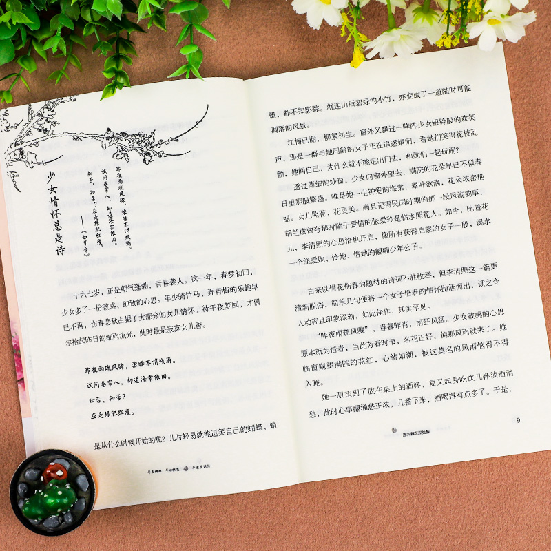 [正版]李清照传 半生烟雨半世落花 诗词集全集 随园散人 婉约词鉴赏唐诗宋词诗集人物传记词集成人古代中国古诗词歌赋古典高清大图