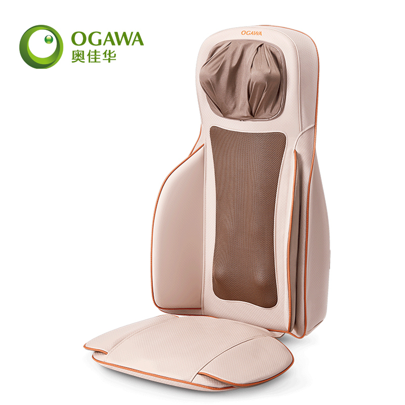 奥佳华OGAWA按摩坐垫家用全自动气囊夹揉肩部背部坐部多功能按摩器智能按摩垫OG-1302