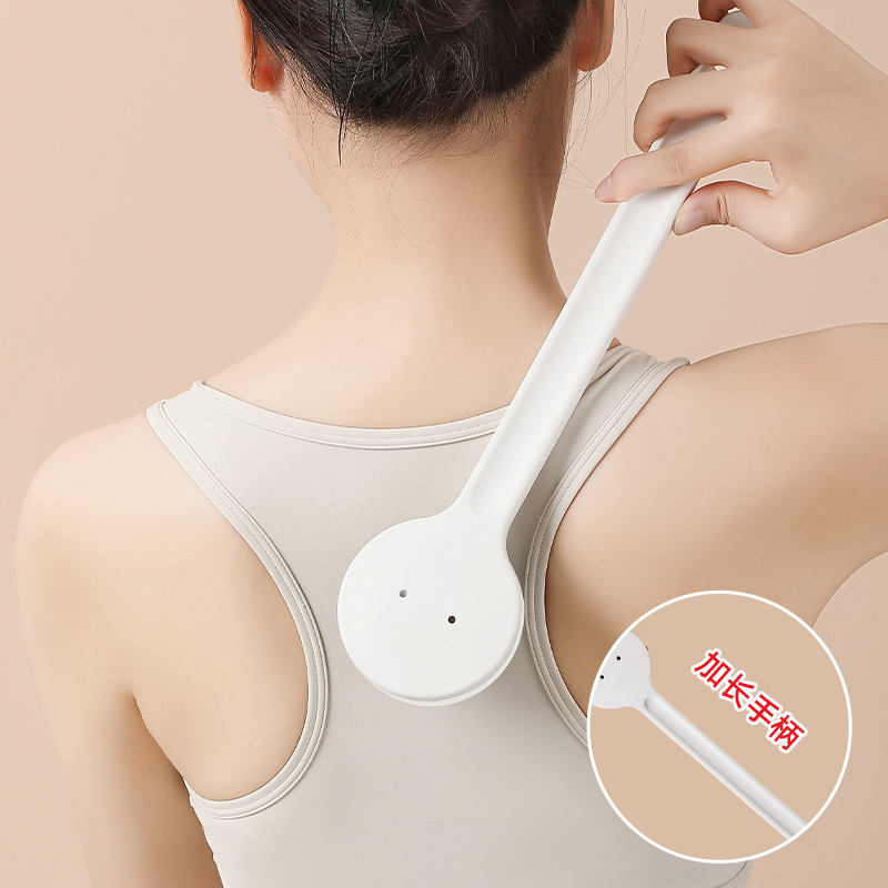 长柄双面两用搓澡搓背刷角质刷不求人后背刷按摩沐浴刷上药刷高清大图