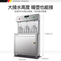 德玛仕(DEMASHI)直饮水机 商用学校烧水机 开水器加高背板40CM 一开两温 SRZ-30/SRZ-3L
