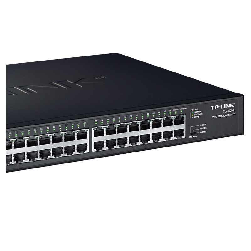 普联/TP-LINK 交换设备 TL-SG2048 电口 以太网 0105002396&&
