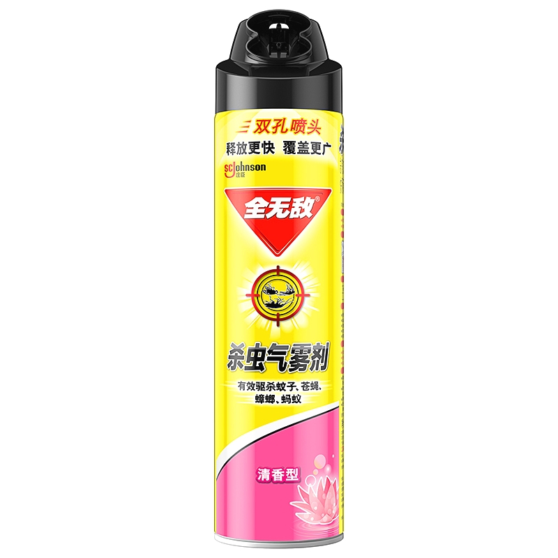 全无敌 杀虫气雾剂 清香型 600ml 杀虫剂 杀虫水 清香600ml 单瓶装