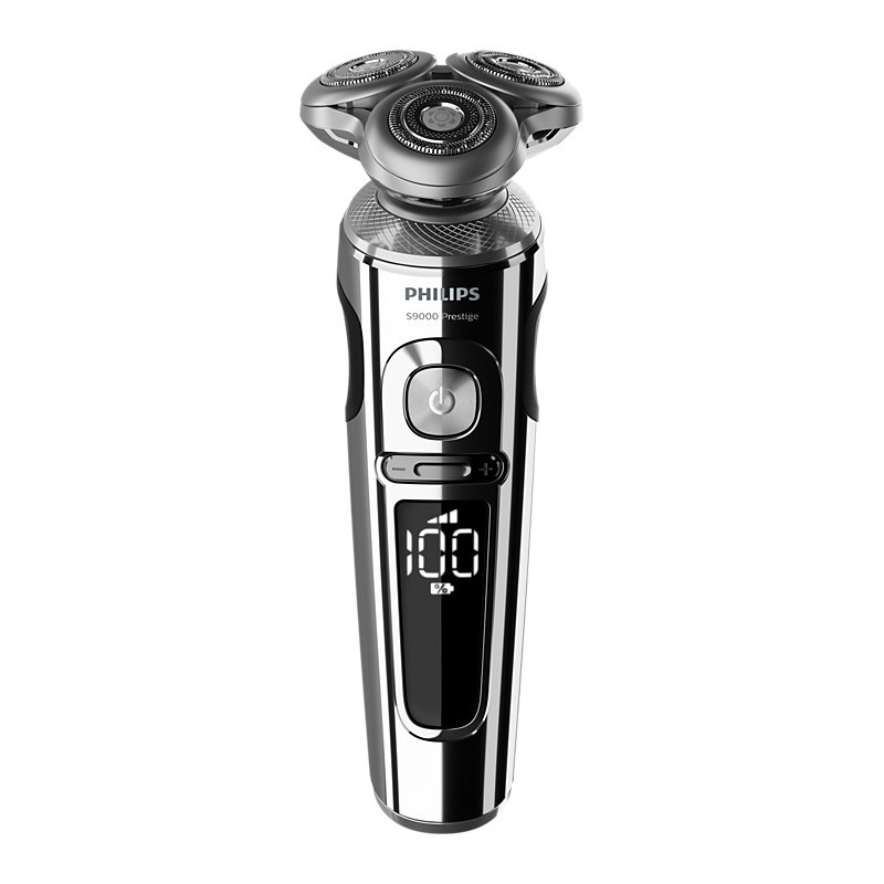 飞利浦(Philips) 电动剃须刀 S9711/33 充电式多效理容轮廓追踪干湿两用双层刀片三刀头全身水洗旋转式刮胡刀