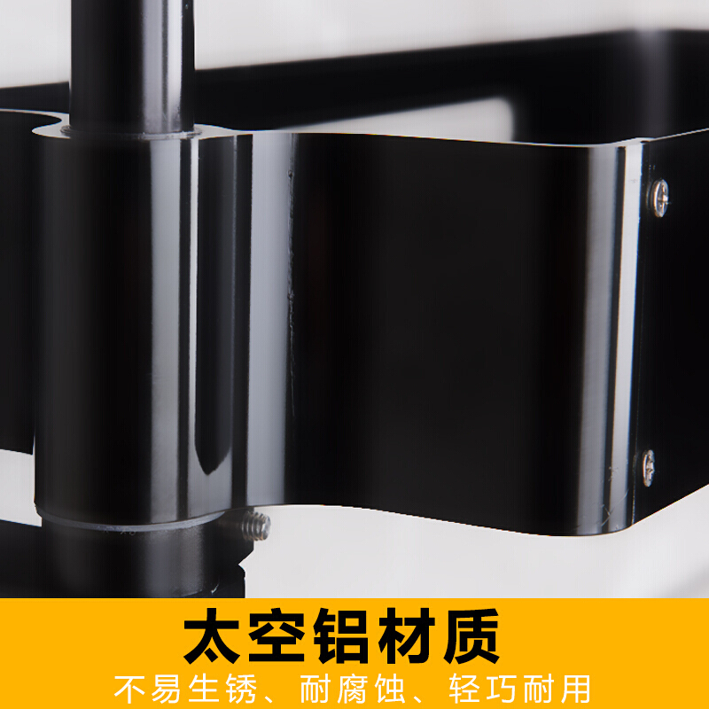 厨房浴室卫生间旋转置物架多功能壁挂式免钉免打孔墙上料架子波迷娜BOMINA