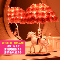 结婚礼物新婚房装饰品摆件实用送闺蜜朋友婚庆礼品台灯创意床头灯*y