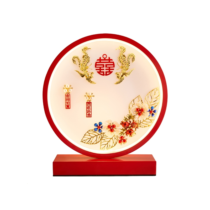 古达结婚台灯婚房床头灯长明卧室温馨浪漫中式喜庆新婚送礼陪嫁灯