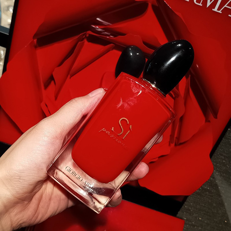 阿玛尼armani香水si挚爱女士真情流露红瓶浓香水edp100ml清新自然花果