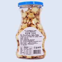 河马莉 星星饼干牛奶味120G