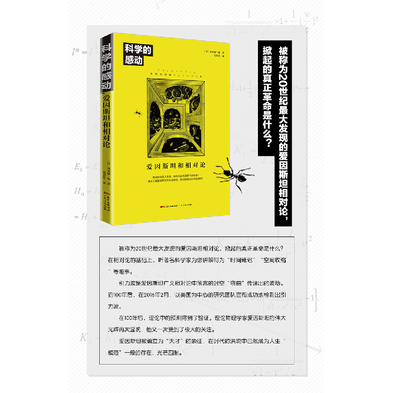 正版 科学的感动:爱因斯坦和相对论 茂木健一郎 广东人民出版社高清大图