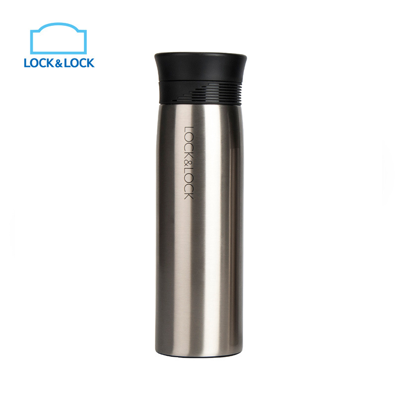 乐扣乐扣(lock&lock)保温杯 LHC4119S 304不锈钢(400ml)银色高清大图