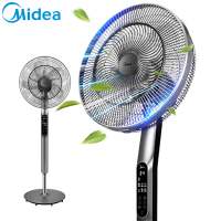 美的(Midea) 落地扇 FS40-18HR 24档风速调节 12小时预约定时 远程遥控 电风扇
