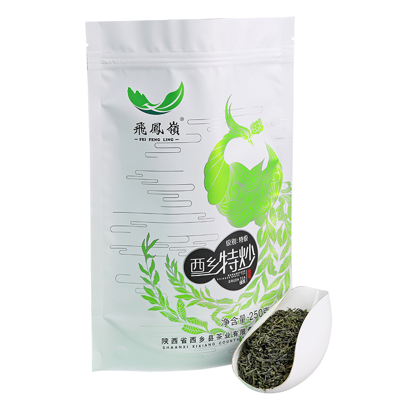 飞凤岭 西乡特炒绿茶 250g/袋高清大图