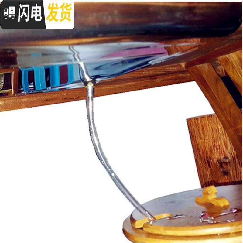 三维工匠茶几茶道茶台茶桌漏水盘不锈钢接水茶盘茶具配件托盘加厚带排水管 长35.5*宽29.5*高4cm高清大图