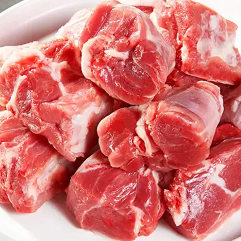 货出六盘 宁夏西吉县精选农户散养 宁夏滩羊 精品羔羊肉 羔羊切块2斤
