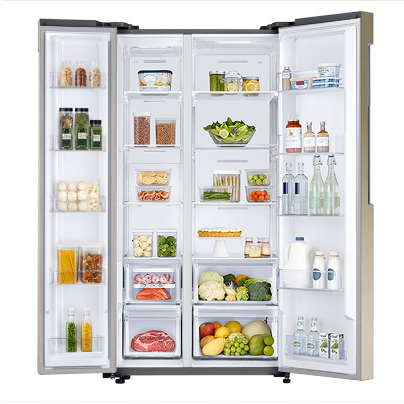 三星(SAMSUNG)RS62K6000SK/SC 638升对开门冰箱 无霜保湿双循环 变频(日曜金)